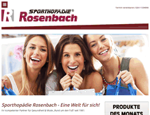 Tablet Screenshot of orthopaedie-rosenbach.de